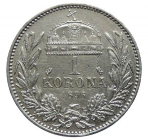FJI 1848-1916, 1 cor. 1896 KB 