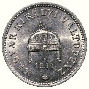 FJI 1848-1916, 20 fillér 1914 KB