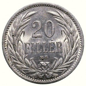 FJI 1848-1916, 20 fillér 1914 KB