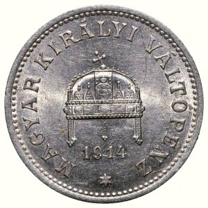 FJI 1848-1916, 20 fillér 1914 KB