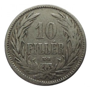 FJI 1848-1916, 10 fillér 1892 KB