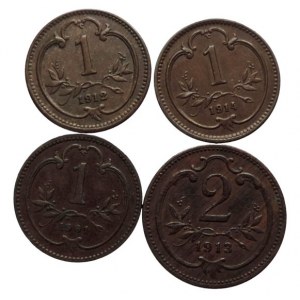FJI 1848-1916, 2 hal 1913 + 1 hal 1901