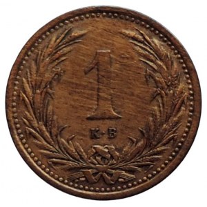 FJI 1848-1916, 1 Fillér 1901 KB R