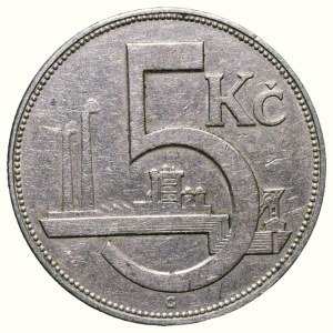 Czechoslovakia 1918-1938, 5 CZK 1925