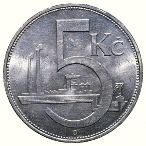 ČSR 1918-1938, 5 Kč 1929