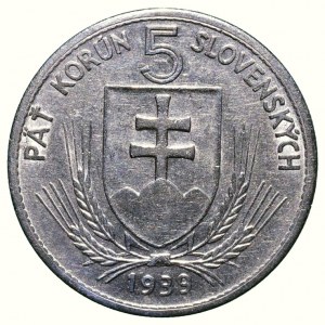 SLOVAKIA 1939-1945, 5 Ks 1939