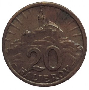 SLOVAKIA 1939-1945, 20 hal 1942 Cu 
