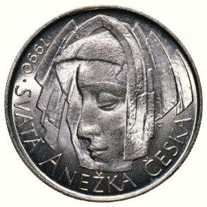 ČSR, 50 Kč 1990 sv. Anežka