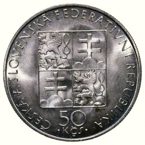 Cecoslovacchia, 50 CZK 1990 Sant'Agnese