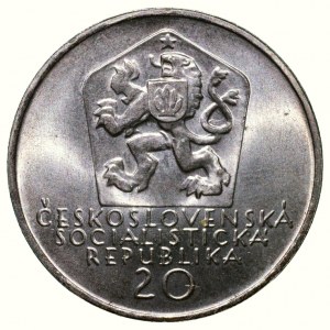 Tchécoslovaquie, 20 CZK 1972 Sládkovič