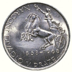 ČSR, 10 Kč 1968 Národní divadlo