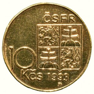 Czechoslovakia, 10 CZK 1993 Štefánik