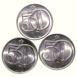 Československo, 50 hal. 1982, 1983, 1984
