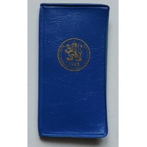 ČSR, Sada oběžných mincí 1980 modrý obal