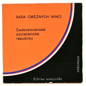 Československo, sada obehových mincí 1989