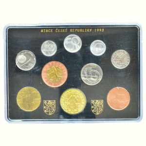 Czech Republic, Set of circulation coins 1993