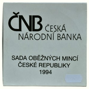 Česká republika, sada obehových mincí 1994