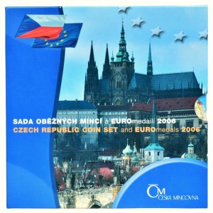 ČR, Sada oběžných mincí a euro medailí 2006