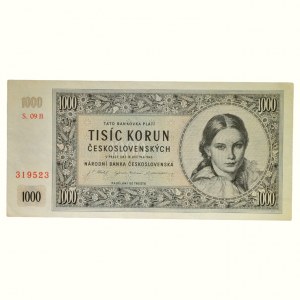 PAPER PLATINUM, 1000 CZK 1945