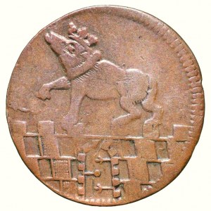 Anhalt- Bernburg, Victor Frederick 1721-1765, 1 pfennig 1753 IHS