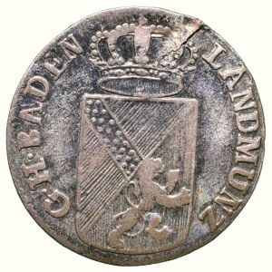 Baden, Karl Ludwig Friedrich, 1803-1818, 3 kreuzer 1811