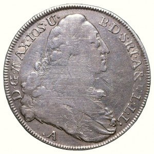 Bayern, Maxmilán III. Josef 1745-1777, tolar 1774 A