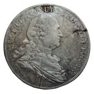 Bavorsko, Karl Theodor 1777-1799, tolar 1778 H.ST.