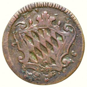 Bavaria, Karl Theodor 1777-1799, 1 pfennig 1795