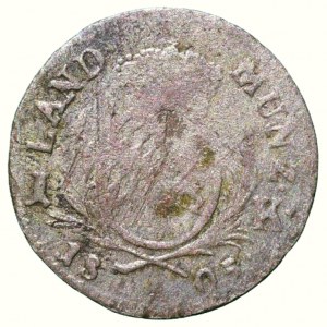 Bayern, Kurfurst Maximilián IV. Joseph 1799-1805, 1 kreuzer 1805