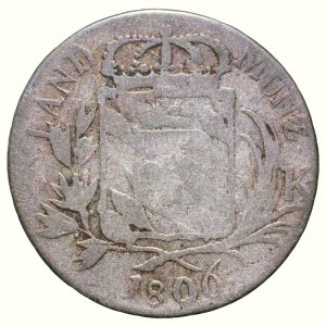 Bayern, Maximilián I. Joseph 1806-1825, 6 kreuzer 1806