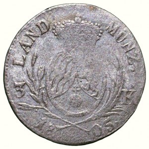 Bayern, Maximilián I. Joseph 1806-1825, 3 kreuzer 1805