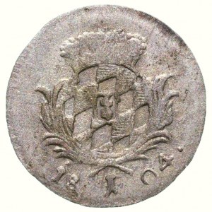 Bayern, Maximilián I. Joseph 1806-1825, 1 kreuzer 1804