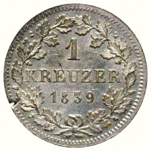 Bayern, Ludwig I. 1825-1848, 1 kreuzer 1839