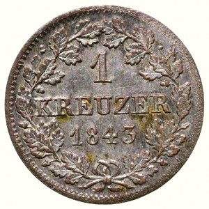 Bayern, Ludwig I. 1825-1848, 1 kreuzer 1843
