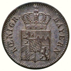 Bayern, Maximilián II. Joseph 1848-1864, 1 kreuzer 1848