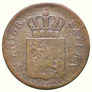 Bayern, Maximilián II. Joseph 1848-1864, 1 kreuzer 1849