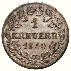Bayern, Maximilián II. Joseph 1848-1864, 1 kreuzer 1850