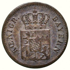 Bayern, Maximilián II. Joseph 1848-1864, 1 kreuzer 1850
