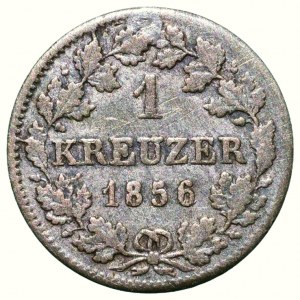 Bayern, Maximilián II. Joseph 1848-1864, 1 kreuzer 1856