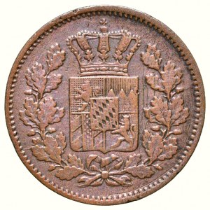 Bayern, Maximilian II. Joseph 1848-1864, 2 pfennig 1863