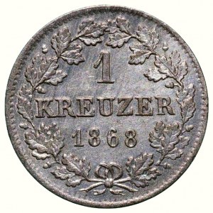 Bayern, Ludwig II. 1864-1886, 1 kreuzer 1868