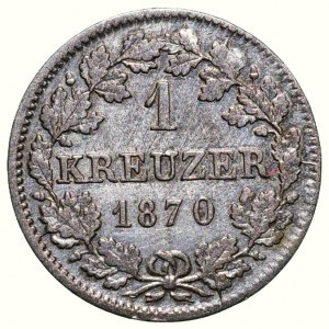 Bayern, Ludwig II. 1864-1886, 1 kreuzer 1870