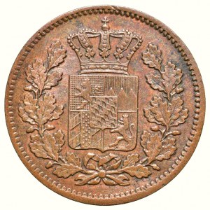 Bayern, Ludwig II. 1864-1886, Cu 2 pfennig 1869