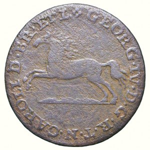 Braunschweig, Herzog Karl 1815-1830, 1 pfennig 1822 C.v.C.