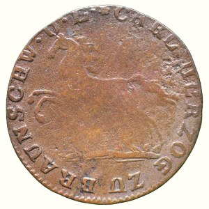 Braunschweig, Herzog Karl 1815-1830, 1 pfennig 1822 C.v.C.