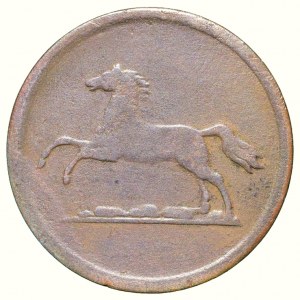 Braunschweig, Herzog Wilhelm 1831-1884, 2 pfennig 1856 B