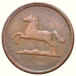 Braunschweig, Herzog Wilhelm 1831-1884, 1 pfennig 1855
