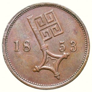Brémy-město, 2 1/2 schwaren 1853
