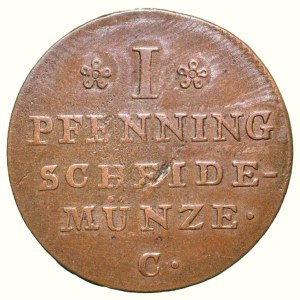 Hannover, Georg III. 1760-1820, 1 pfennig 1818 C