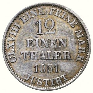 Hannover, Ernst August 1837-1851, 1/12 thaler 1851